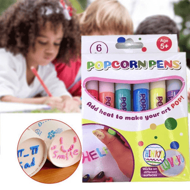 PuffyPop Pennen | Placer mágico de dibujo 3D - Rotuladores de colores DIY hinchables
